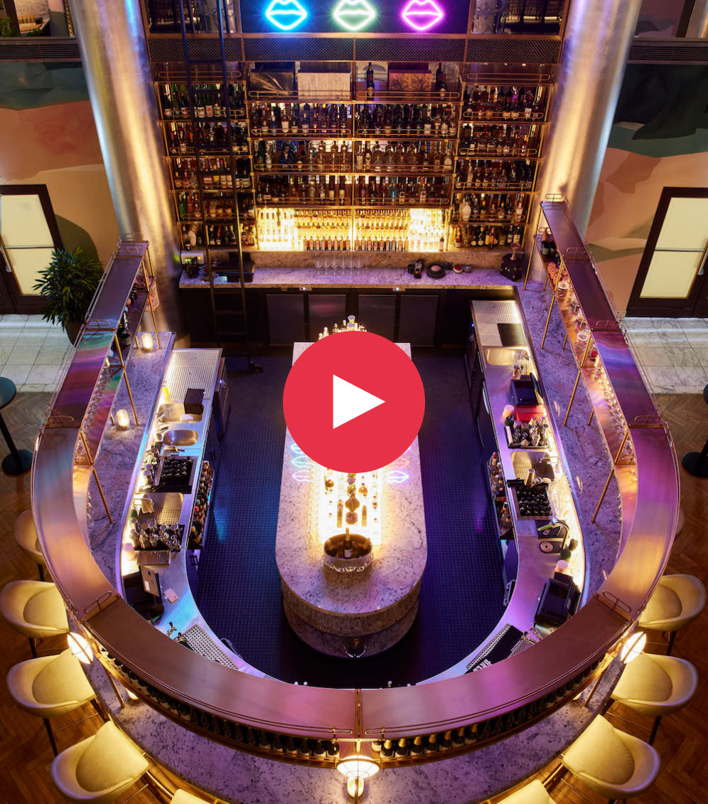 Bar Beleuchtung automatisiert mit Loxone Beleuchtung einer Bar in Berlin mit Loxone